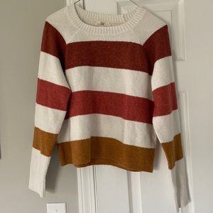 Pinque cropped striped sweater